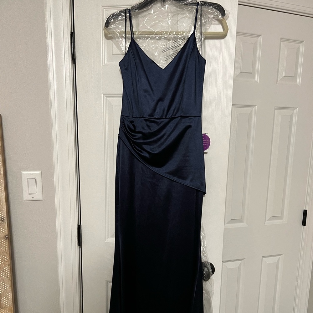 NWT Windsor navy blue long formal dress.